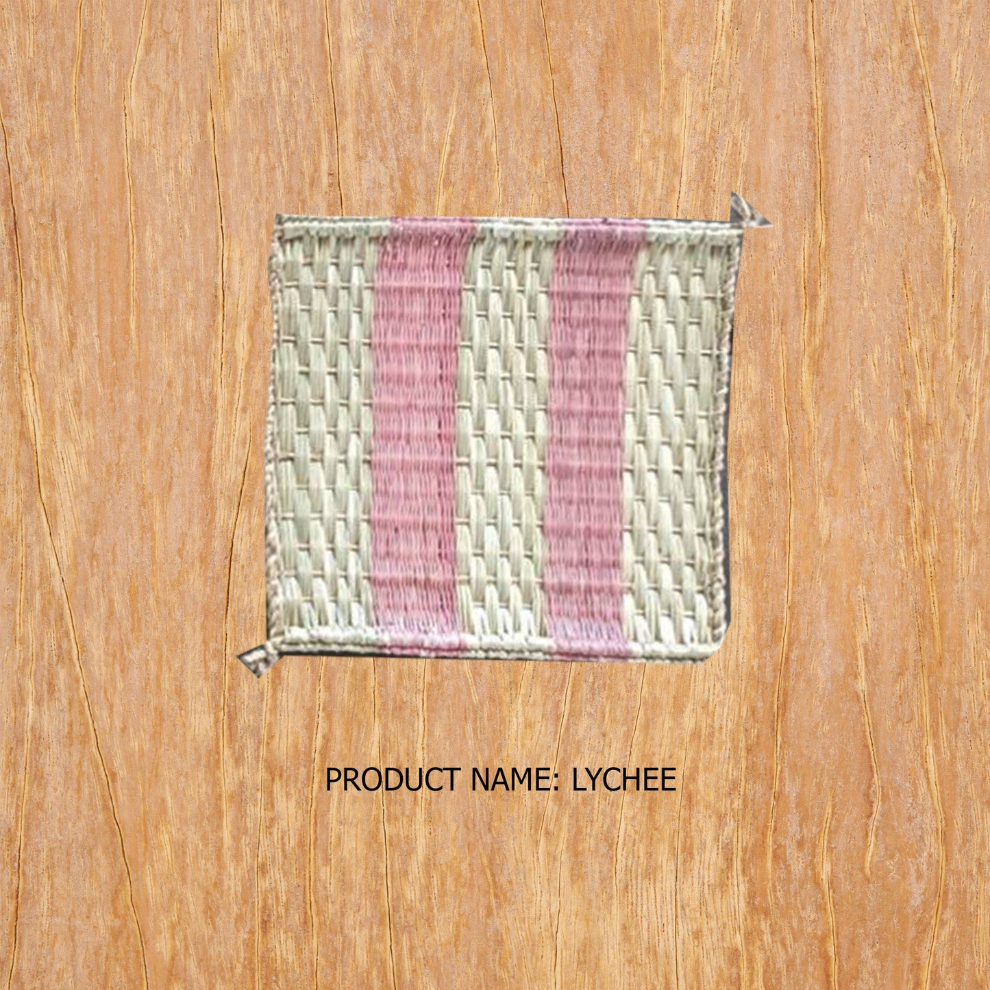 Handwoven Coaster Stripe Set 10/40 pcs