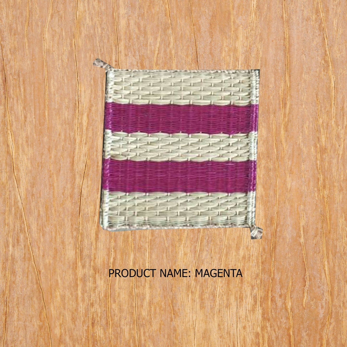 Handwoven Coaster Stripe Set 10/40 pcs