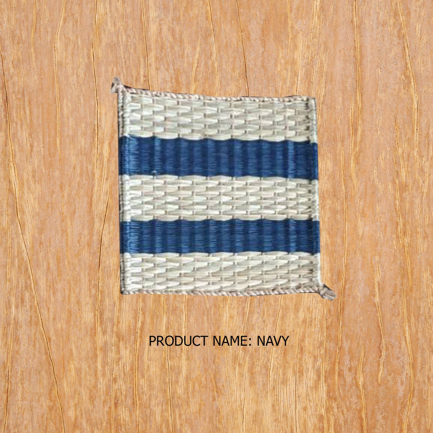 Handwoven Coaster Stripe Set 10/40 pcs