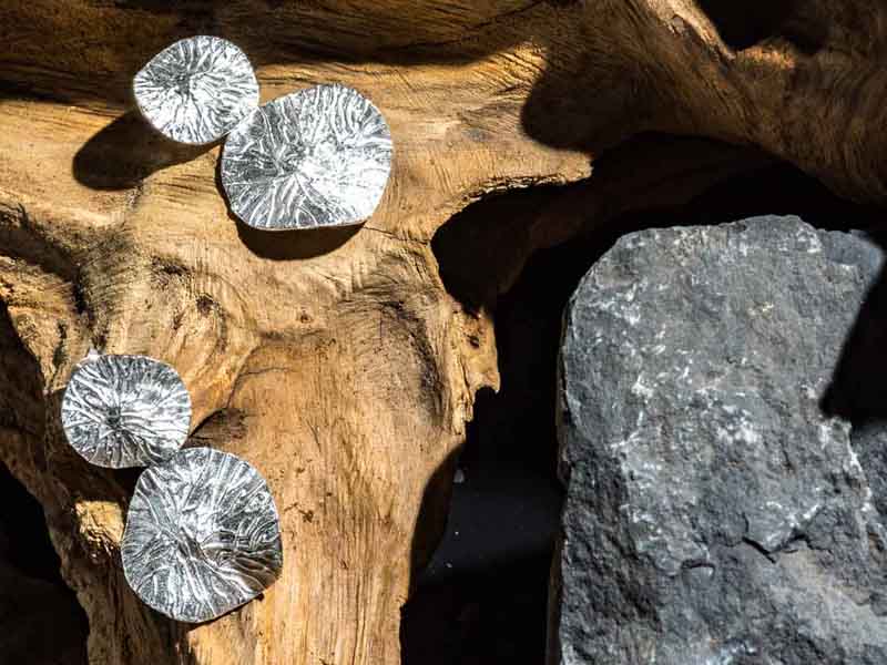 Set 1/3 pcs Lotus Leaf Flower Jewelry Silver Drop Stud Zen Bar Earring Sterling 925 Bloom Dangle Double Everyday