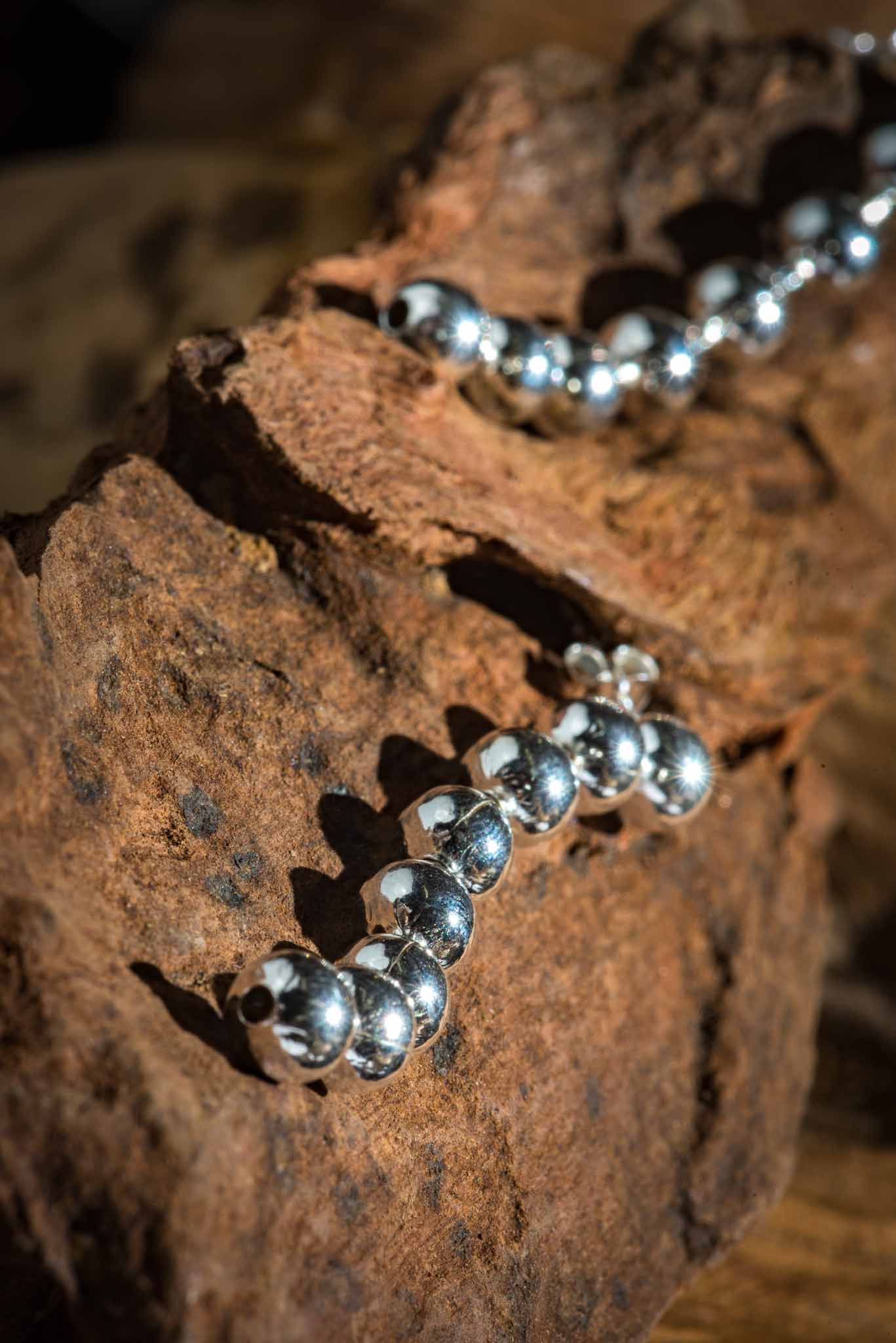 Set 1/3 pcs - Bead Ball Drop Earrings Sterling Silver