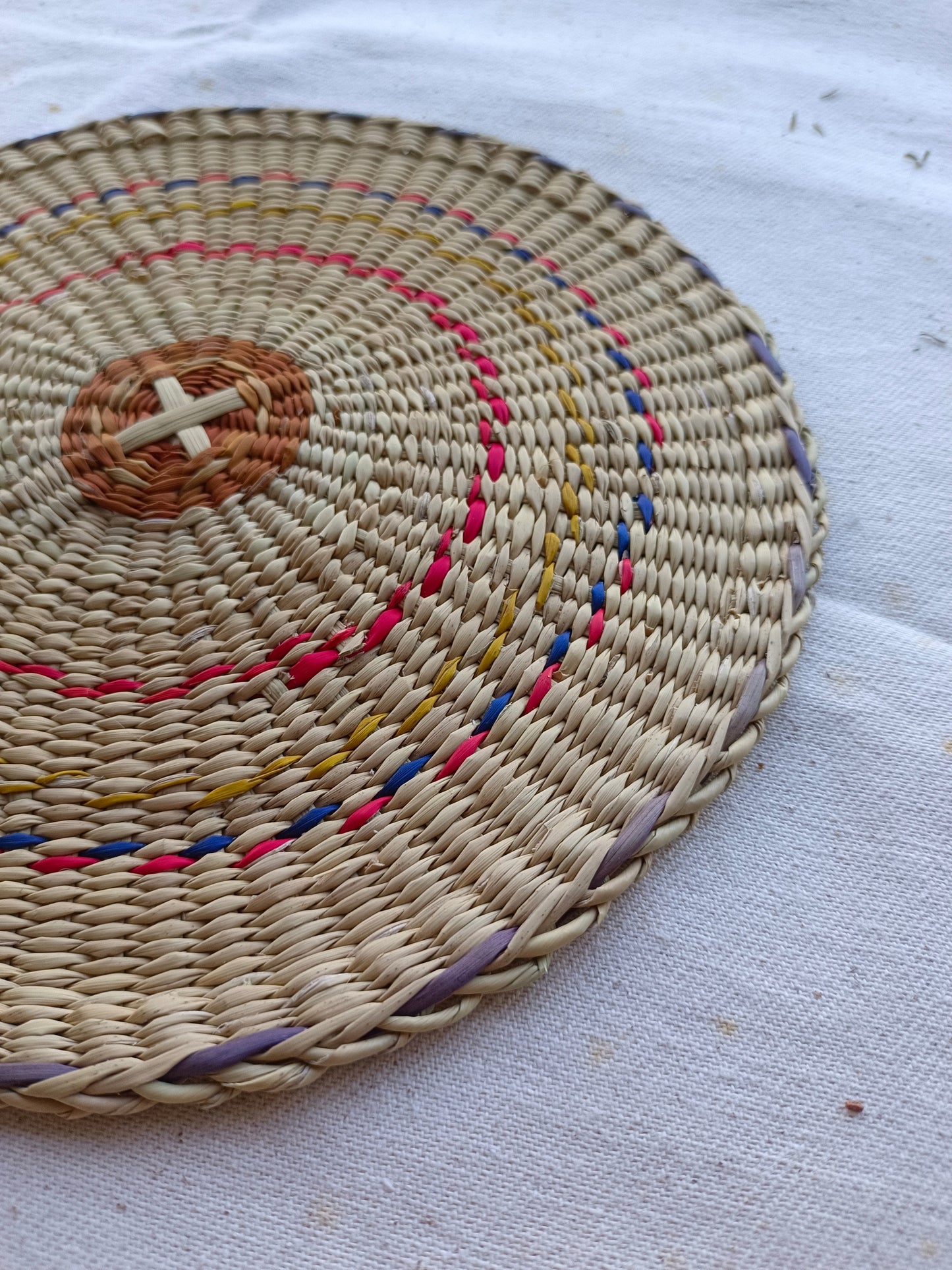 Trivet 4/20 Pcs - Round dripping red yellow