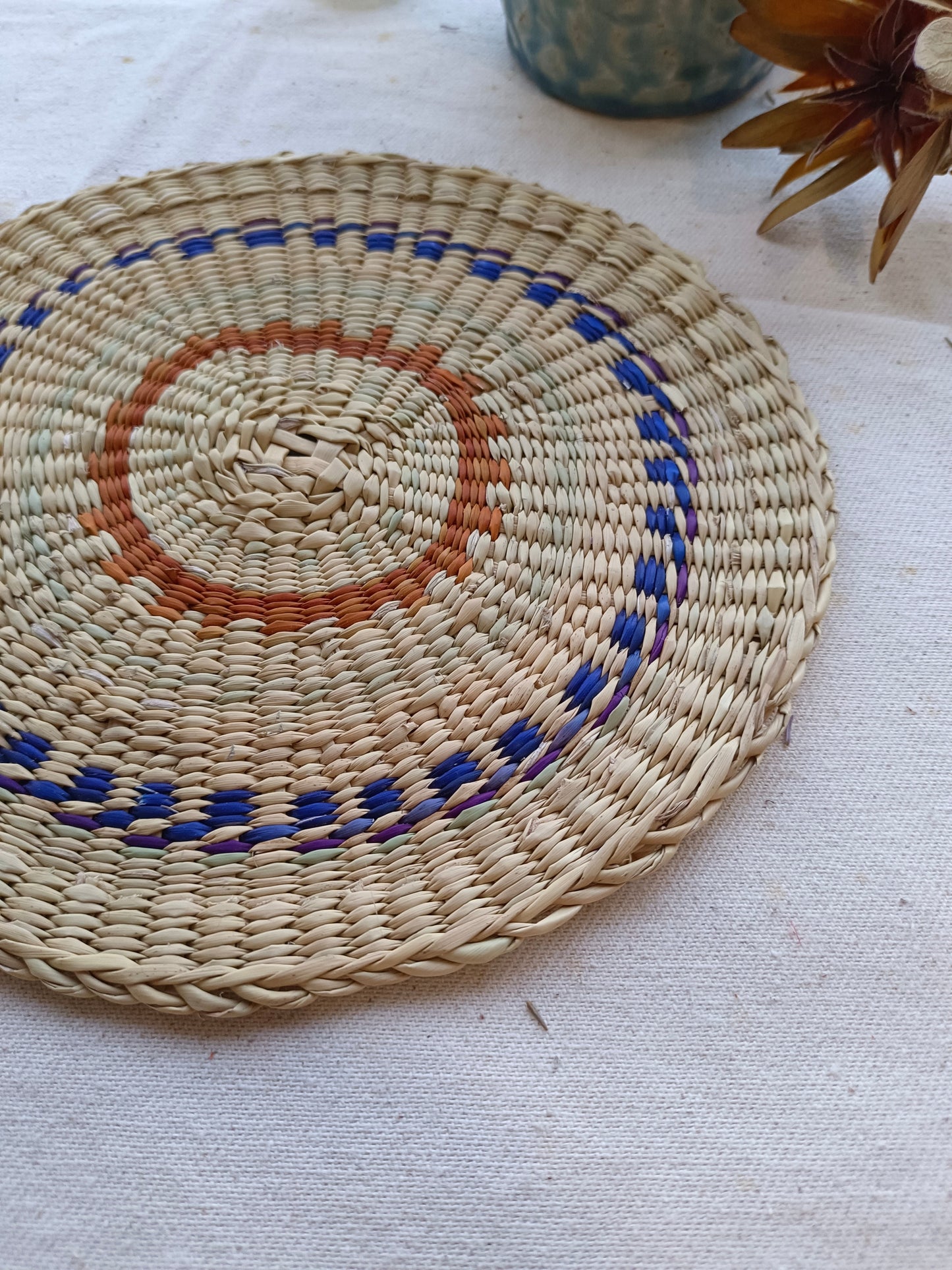 Trivet 4/20 Pcs - Round dripping navy brown