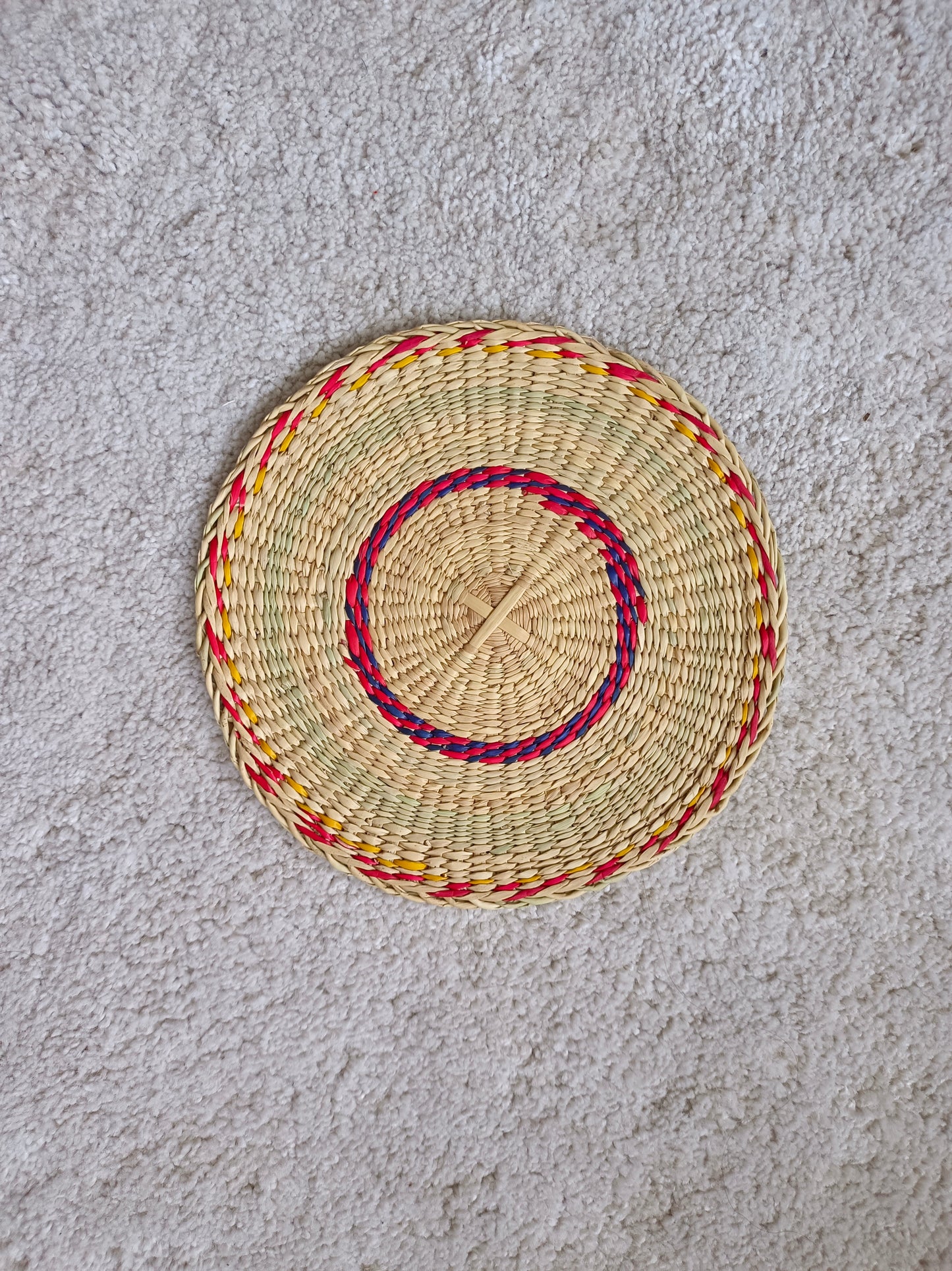 Trivet 4/20 Pcs - Round Red yellow navy