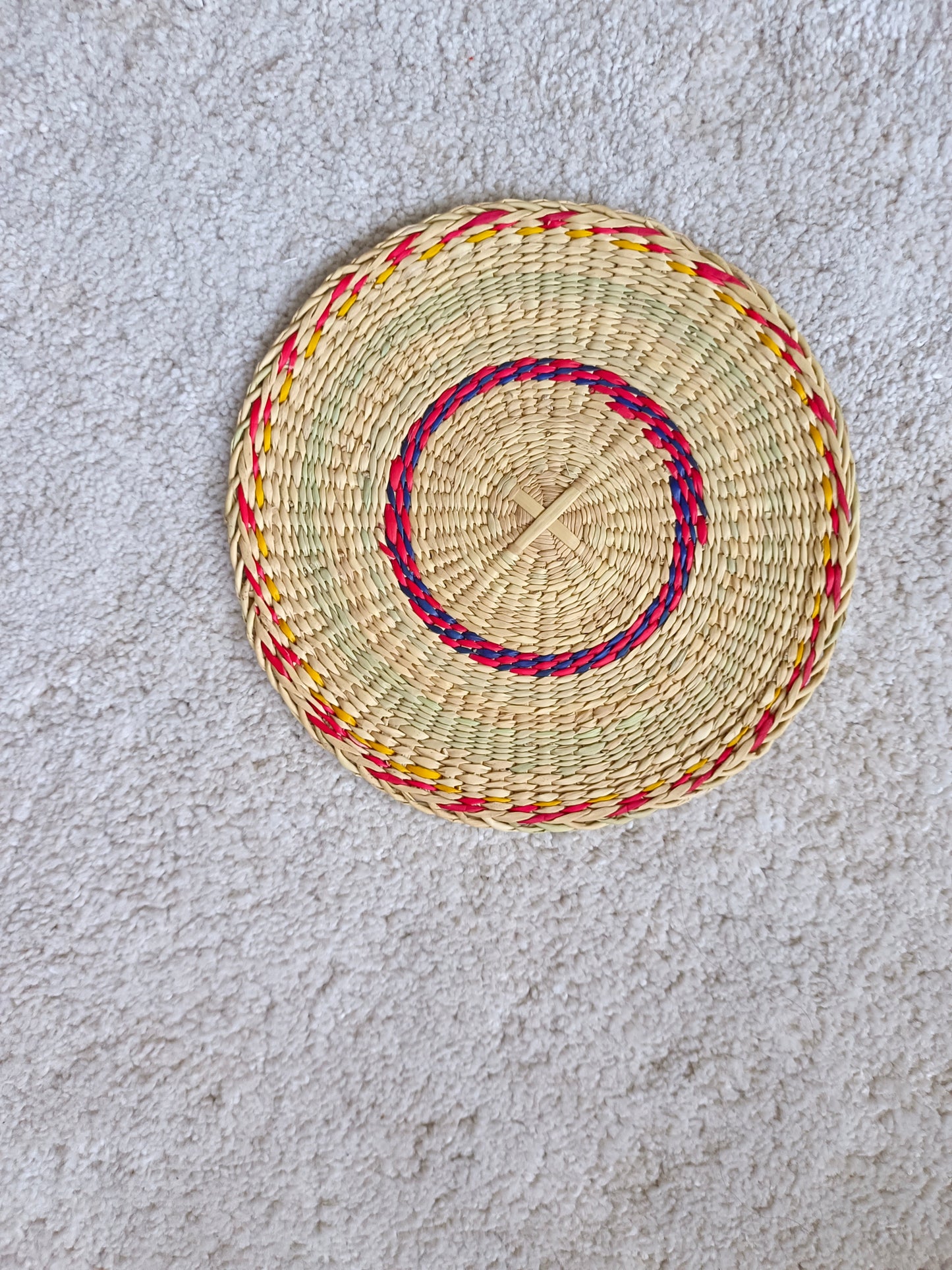 Trivet 4/20 Pcs - Round Red yellow navy