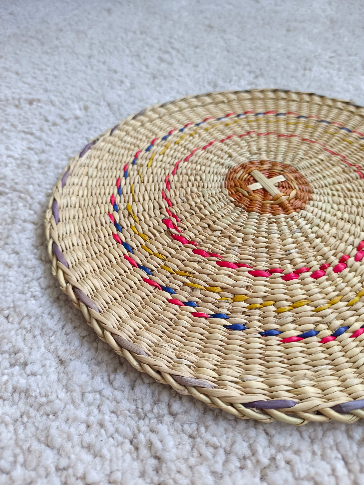 Trivet 4/20 Pcs - Round dripping red yellow