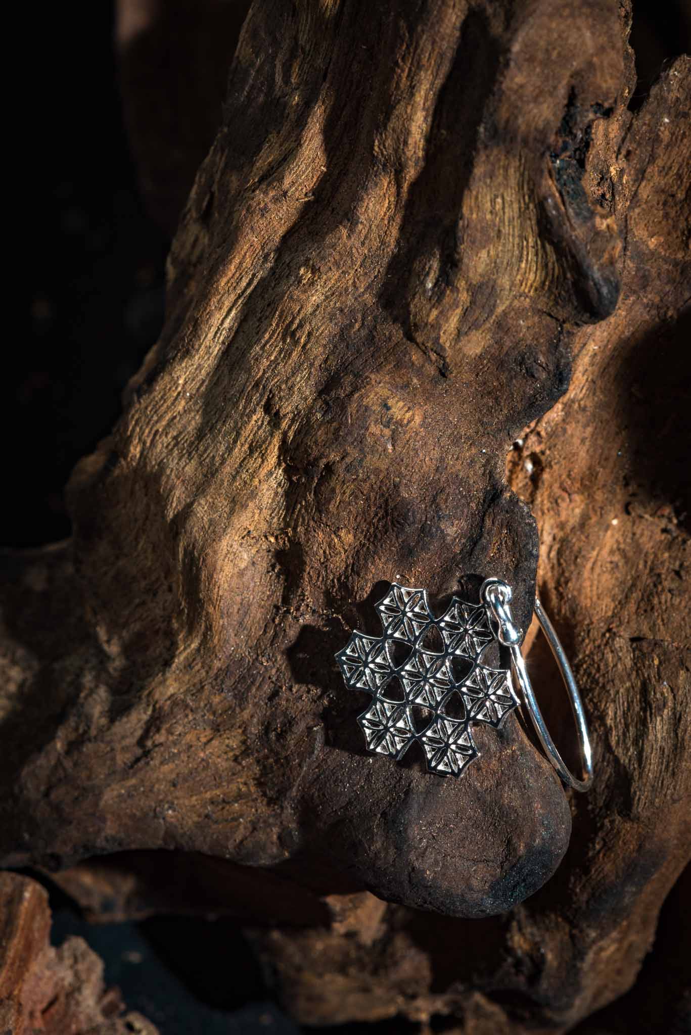 Set 1/3 pcs Snowflake Dangle Earrings