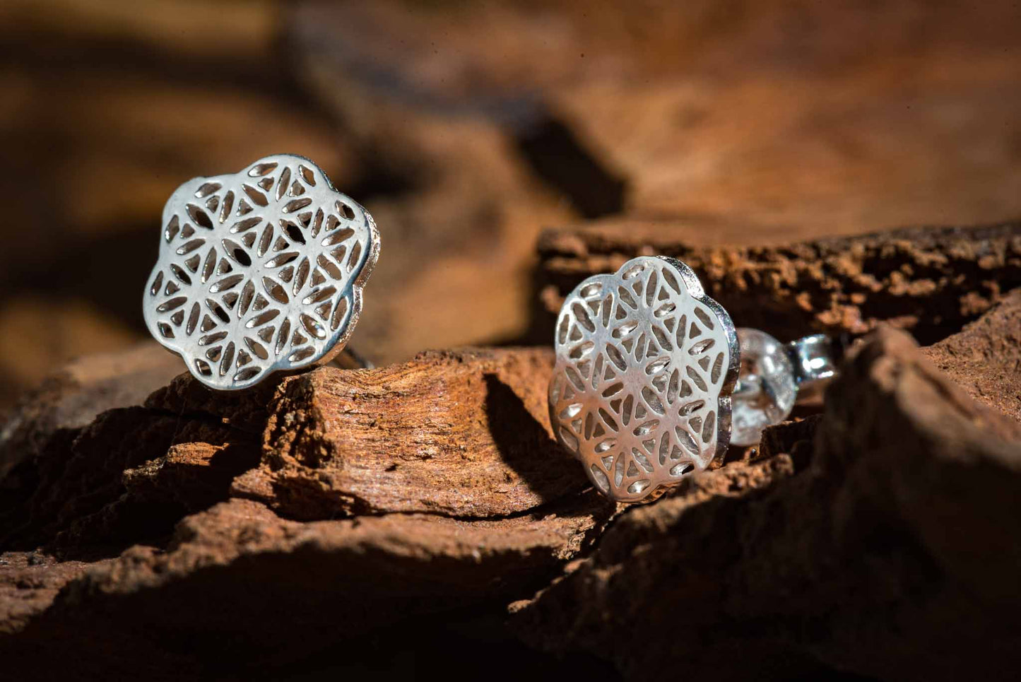 set 1/3 pcs Flower Earrings Sterling Silver Snowflake,Snowflake Earrings Silver,Silver Snowflake Earrings Studs,Tiny Snowflakes Studs Earrings