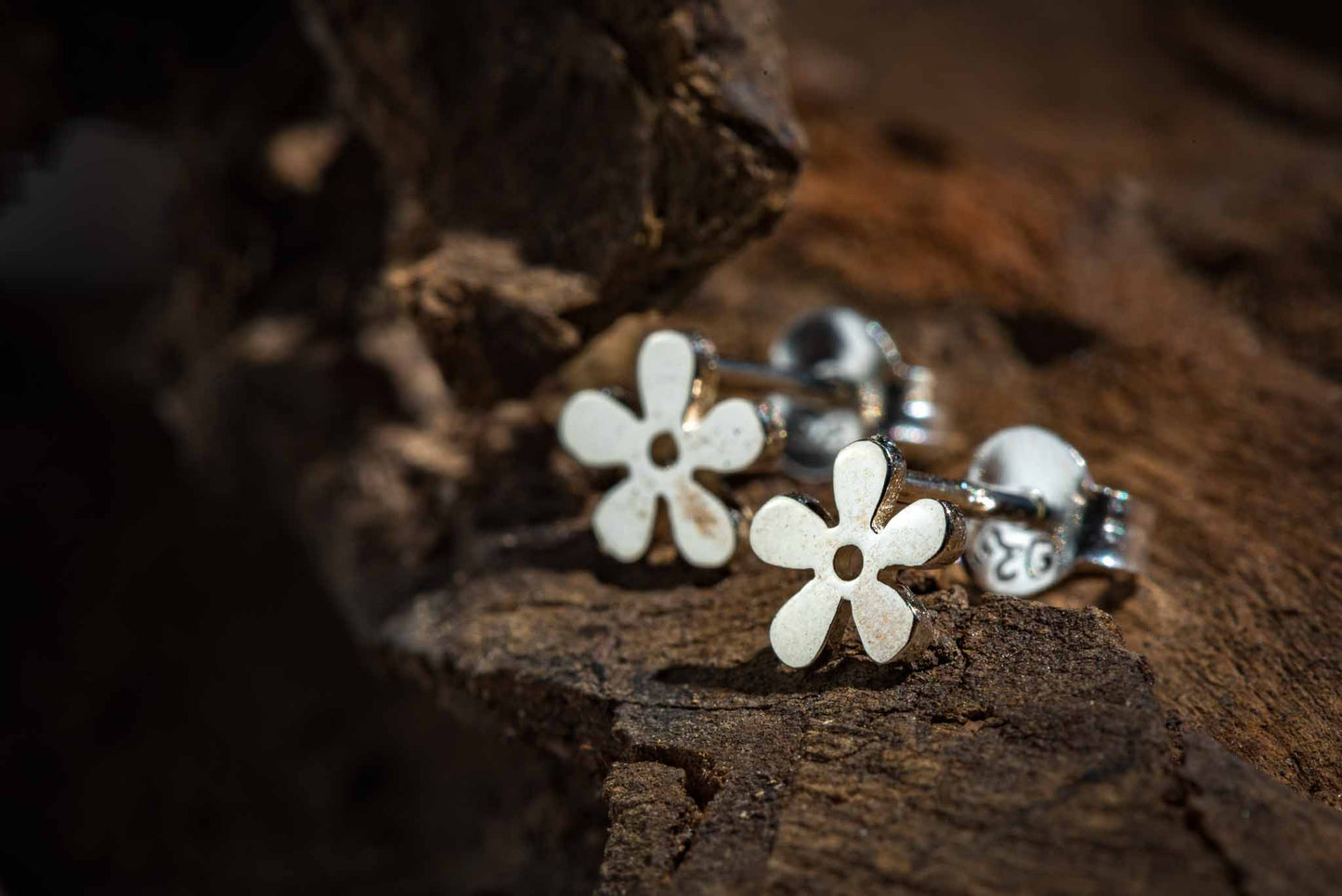 set 1/3 pcs Flat Cute Flower Hawaiian Plumeria Stud Earrings Silver Unique Leaf Bridal Wabi Sabi Jewelry Designer Sterling 925