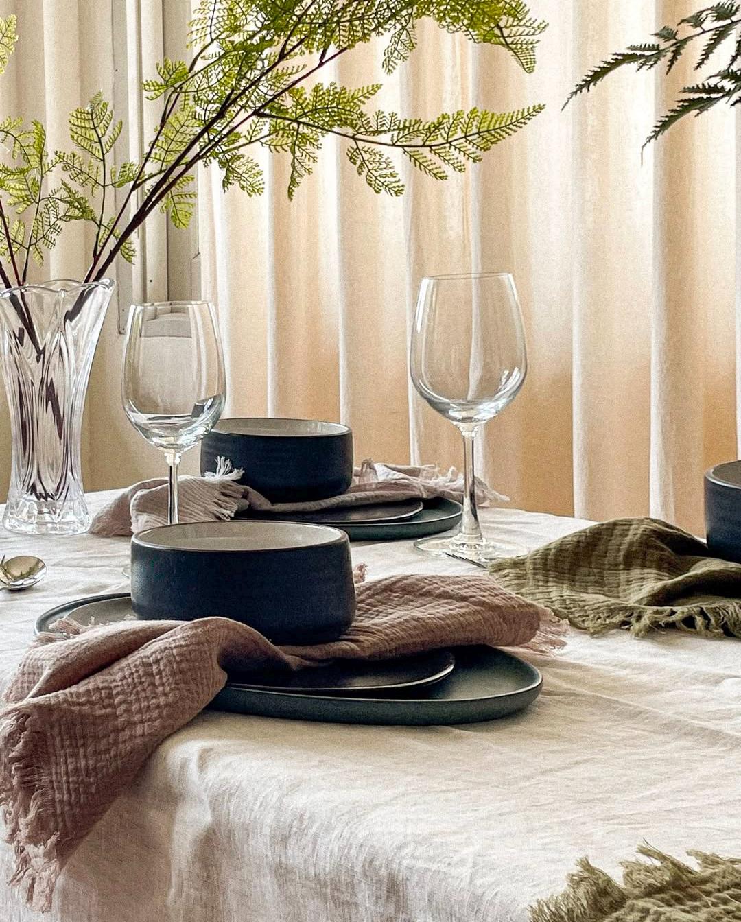 Set of 4/ 12PCS Classic Eco-Friendly Napkin - 100% cotton - Beige
