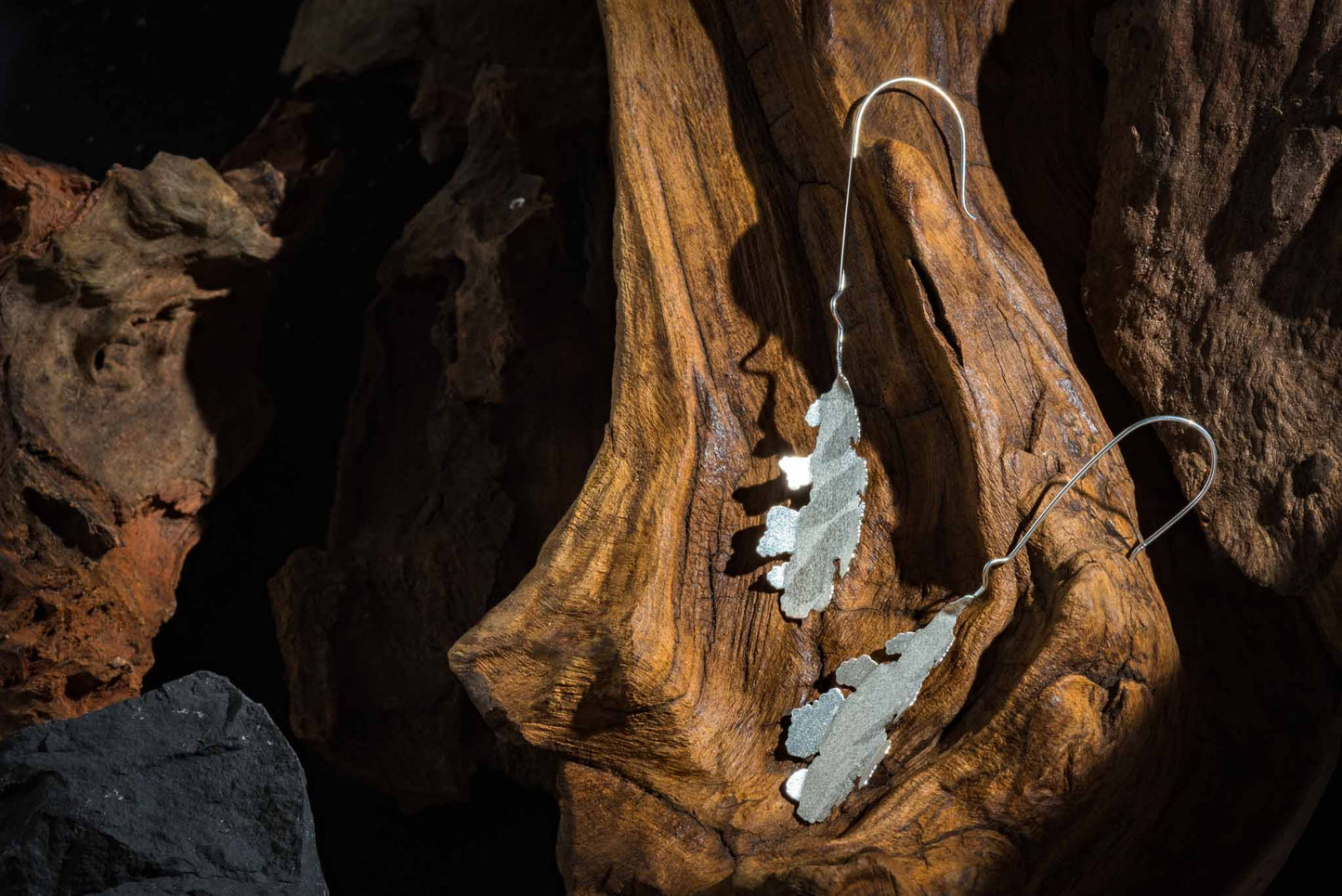 Set 1/3 pcs Leaf Shaped Drop Earring Sterling Silver,Sterling Silver 925,Silver Leaf Earrings,Hammered Earrings,Unique Earrings,Banana Leaf Earring