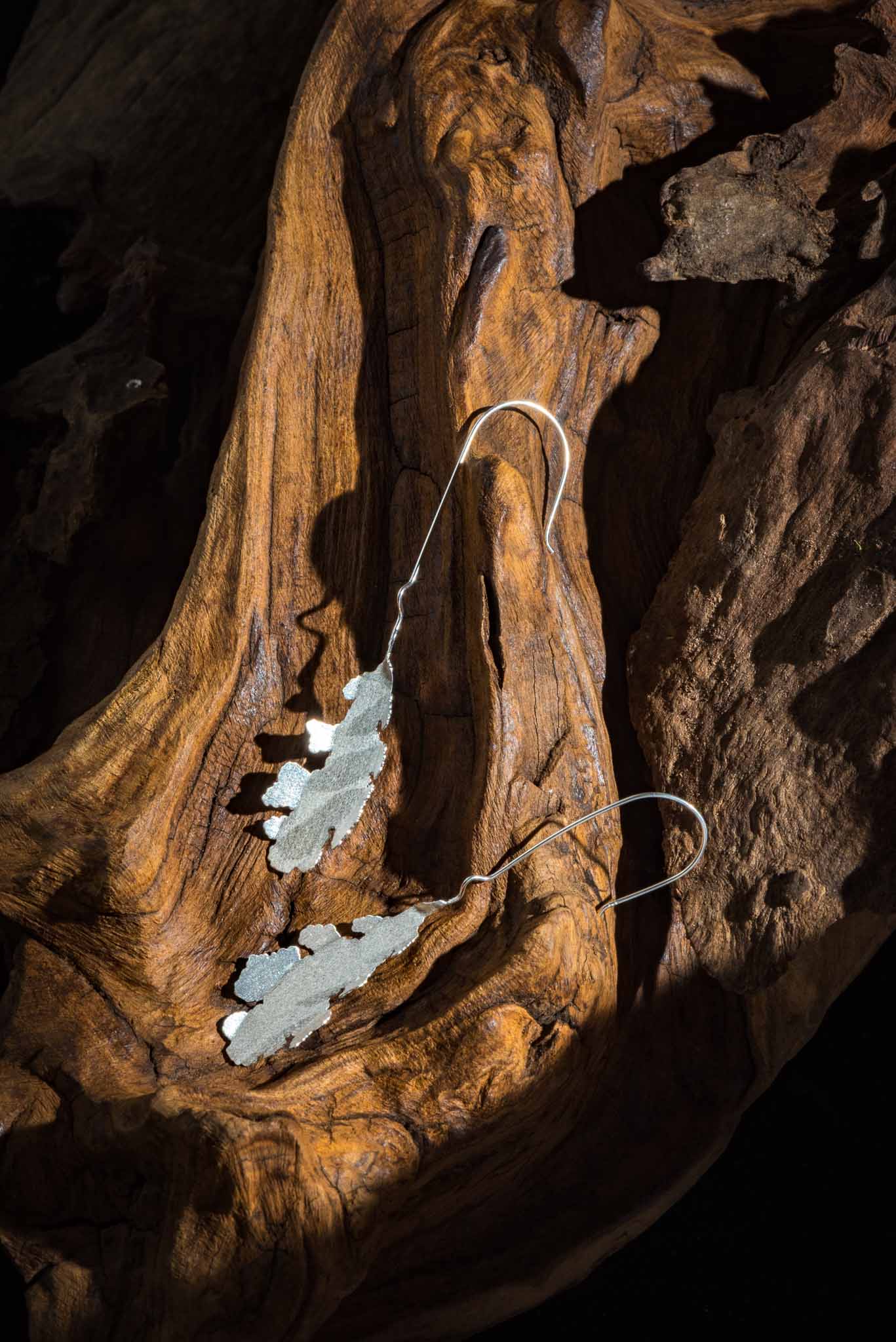 Set 1/3 pcs Leaf Shaped Drop Earring Sterling Silver,Sterling Silver 925,Silver Leaf Earrings,Hammered Earrings,Unique Earrings,Banana Leaf Earring