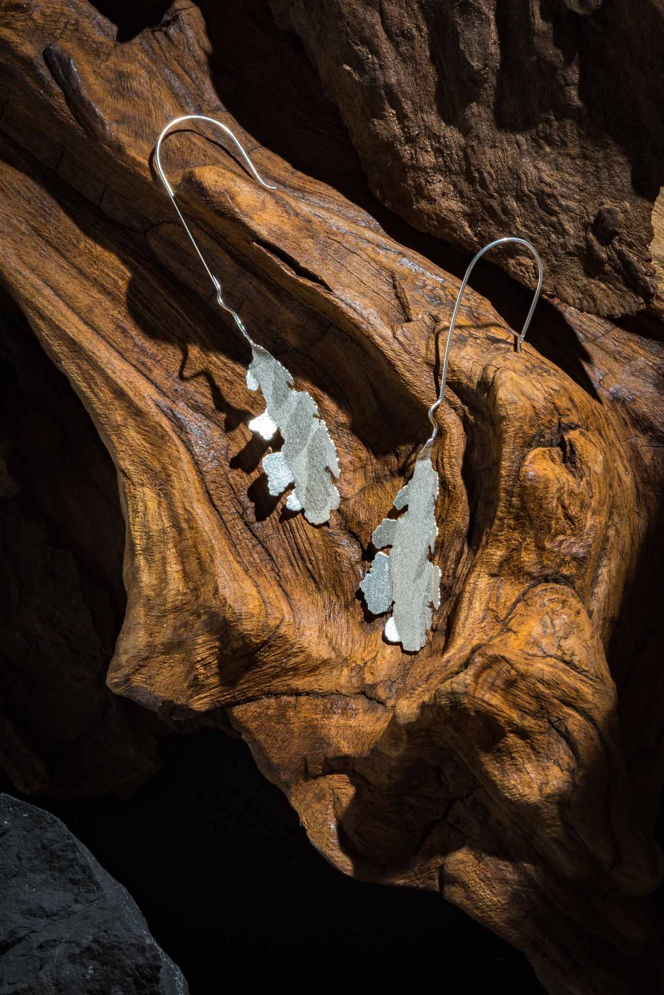 Set 1/3 pcs Leaf Shaped Drop Earring Sterling Silver,Sterling Silver 925,Silver Leaf Earrings,Hammered Earrings,Unique Earrings,Banana Leaf Earring