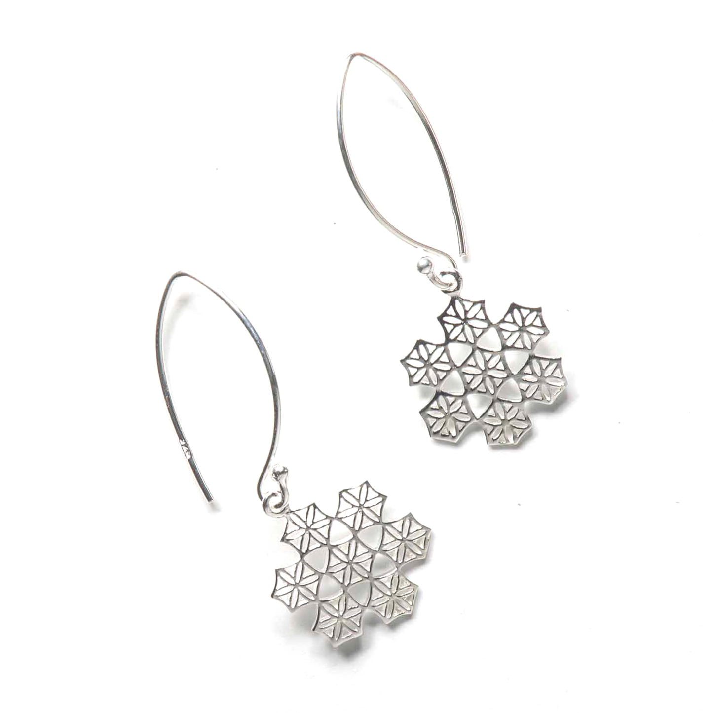 Set 1/3 pcs Snowflake Dangle Earrings