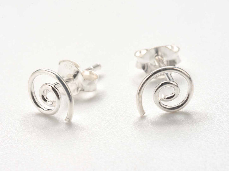 Set 1/3 pcs Spiral Wire Wrap Earrings Jewelry Swirl Infinity Silver Earrings Handmade Stud Gypsy Circle Ethic Gauge Sterling 925