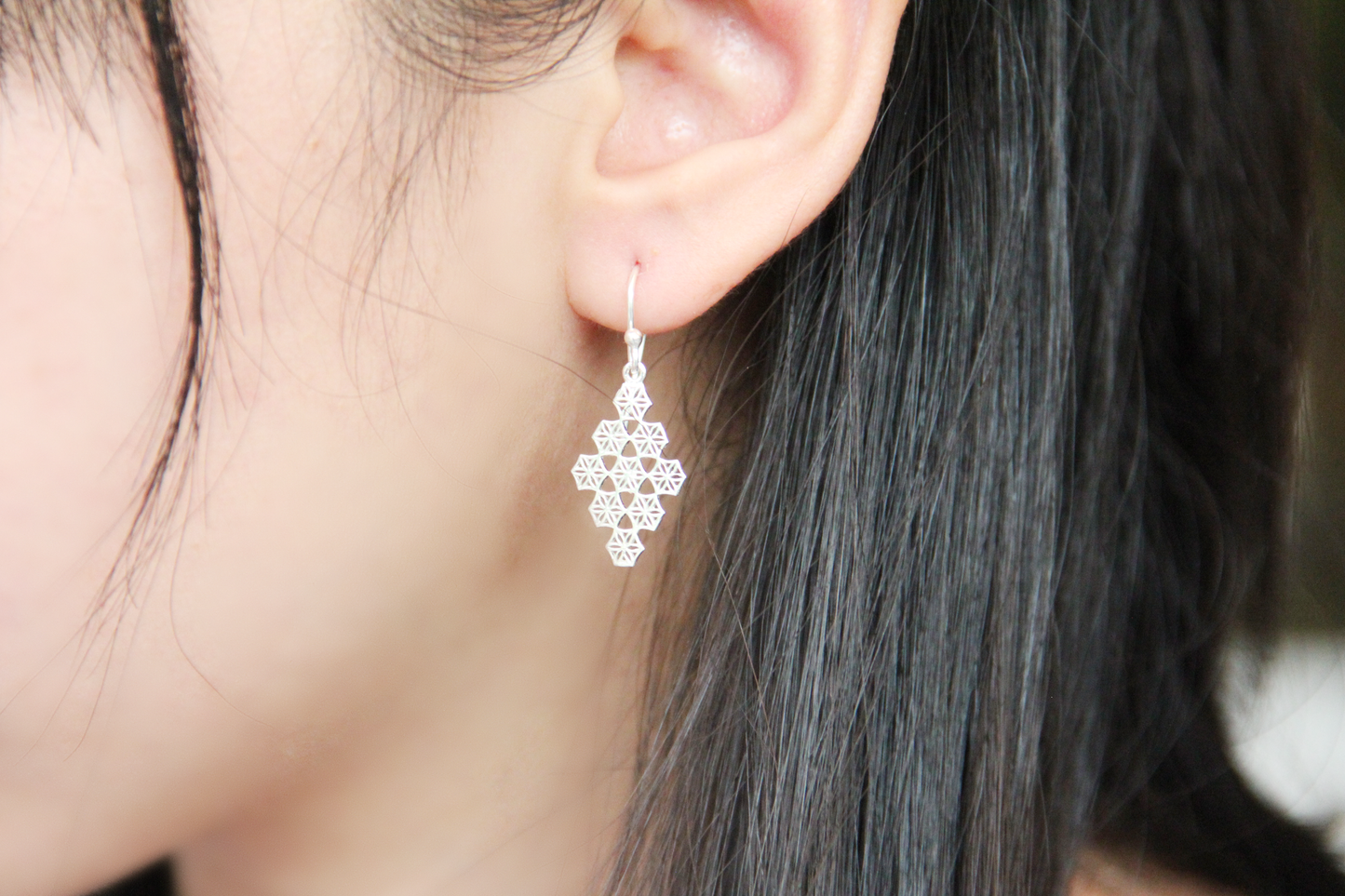 Set 1/3 pcs Unique Earrings,Silver Earrings,Sterling Silver 925 Earrings,Snowflake Jewelry,Silver Grape Cluster Earrings Snowflake,Grape Earrings
