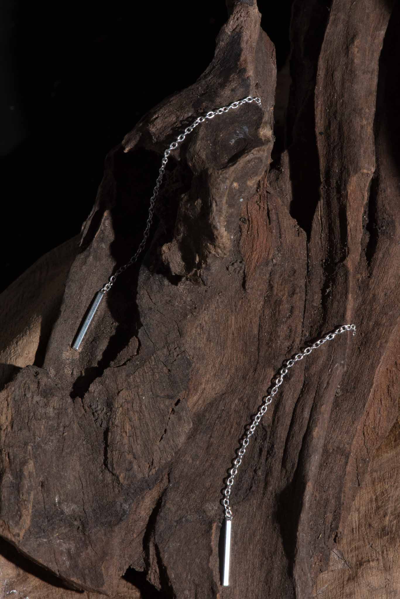 set 1/3 pcs Minimalist Threader Earrings,Long Threader Earrings Silver,Bar Earrings Threader,Chain Bar Earrings,Square Bar Drop Dangle,Square Bar Silver