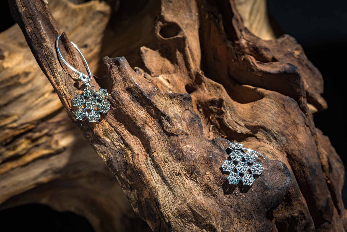 Set 1/3 pcs Snowflake Dangle Earrings