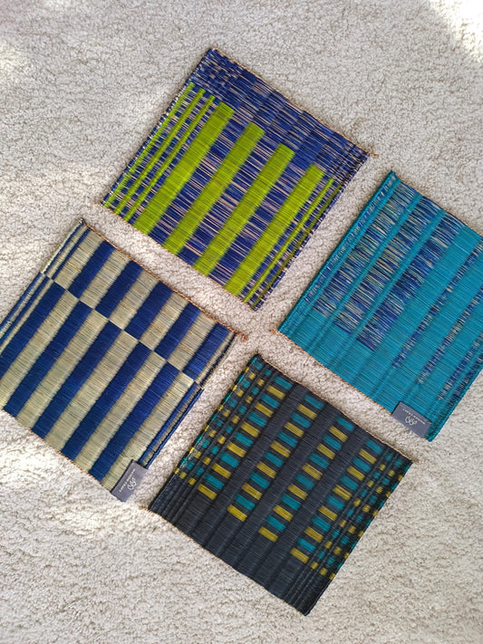 Set of 4/ 20 Pcs Handwoven Trivet 8"x8"- Mixed