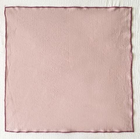 Set of 2/ 12 PCS Classic Eco-Friendly Napkin - 100% cotton - Pale pink